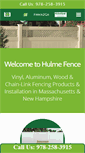 Mobile Screenshot of hulmefence.com
